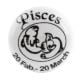 2 Pieces Pisces Flat Ceramic Wine Bottle Stopper